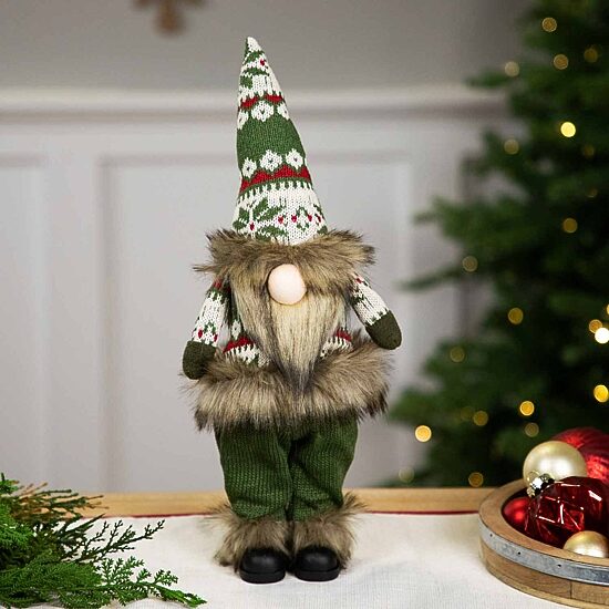 Northlight 19" Knitted Outfit Christmas Gnome