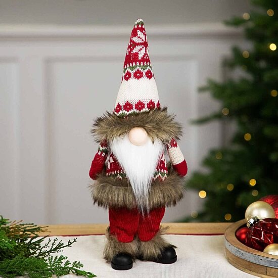Northlight 19" Knitted Outfit Christmas Gnome