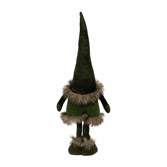 Northlight 19" Plush Faux Fur Christmas Gnome