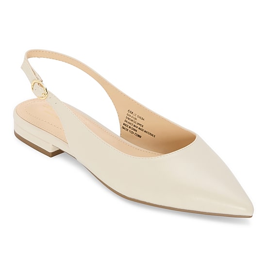 Liz Claiborne Sheba Womens Pointed Closed Toe Ballet Flats