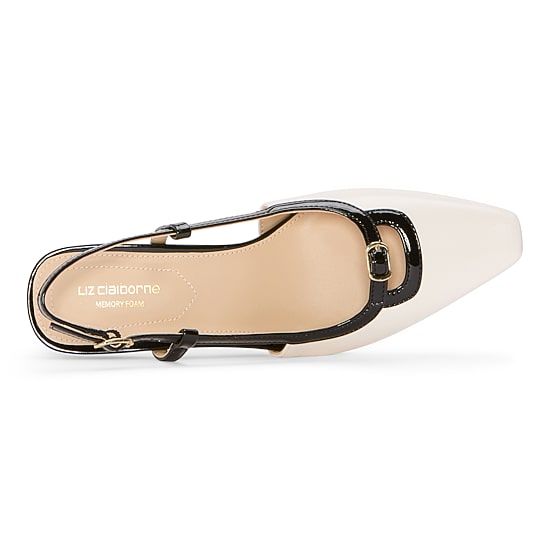 Liz Claiborne Riverview Womens Square Closed Toe Block Heel Pumps