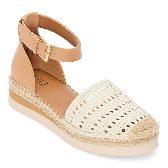 A.N.A Womens Clara Espadrille Wedge Sandals