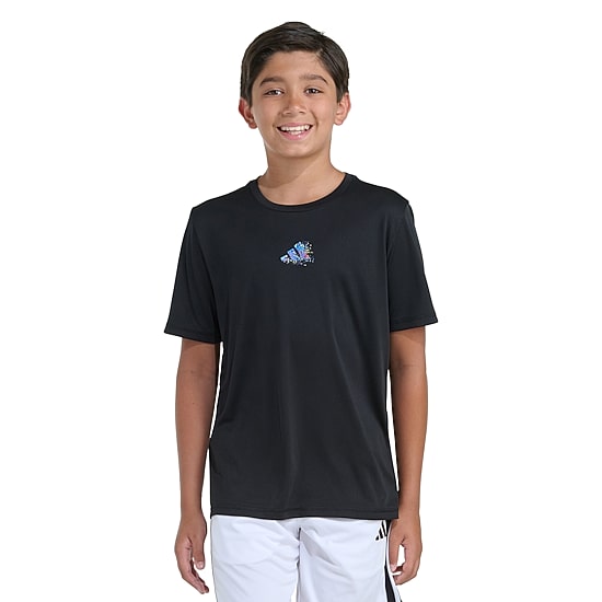 adidas Big Kid Boys Crew Neck Short Sleeve Regular Fit Graphic T-Shirt