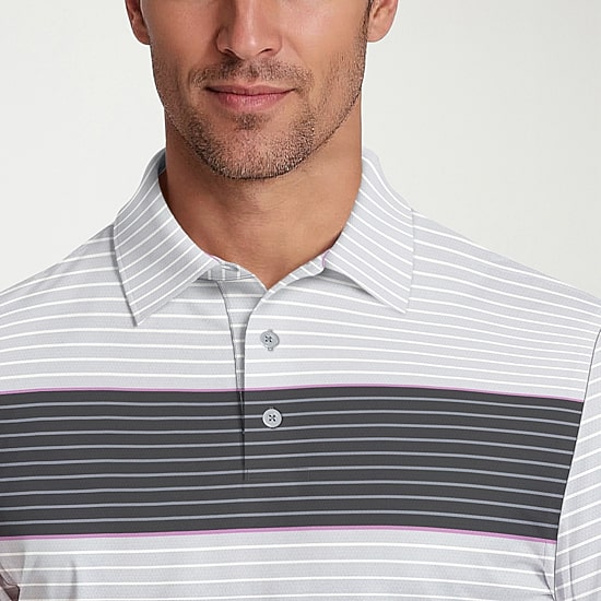 PGA TOUR Mens Short Sleeve Polo Shirt