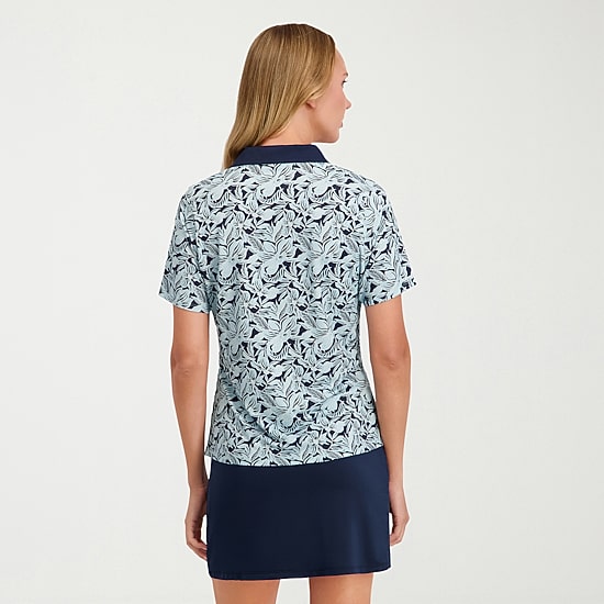 Stella Parker Womens Short Sleeve Polo Shirt