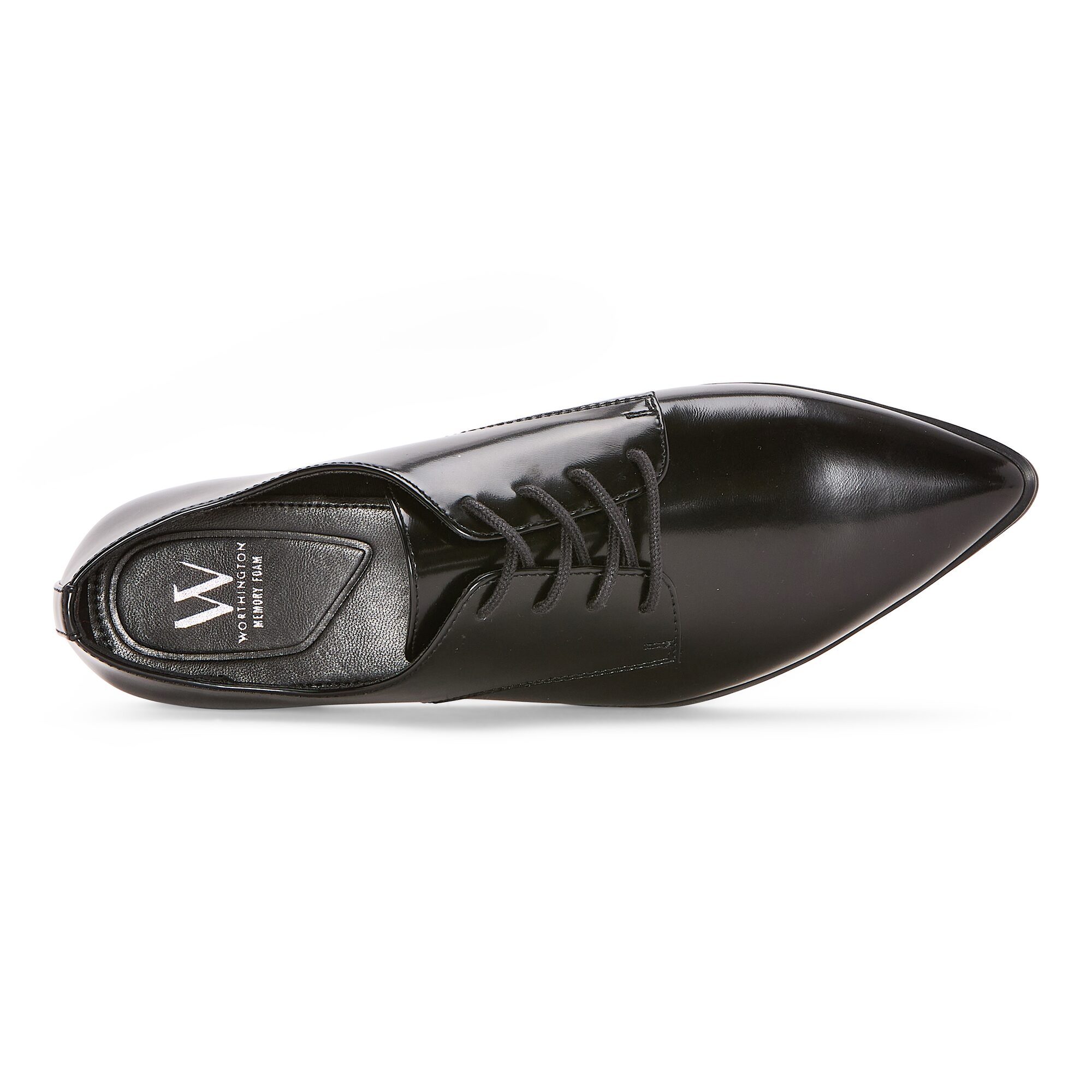 Worthington Ingalls Womens Pointed Closed Toe Oxford Shoes