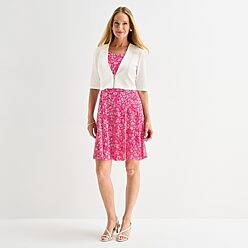 jcpenney pink floral dress CLEARANCE - Pink Floral Dresses - Women