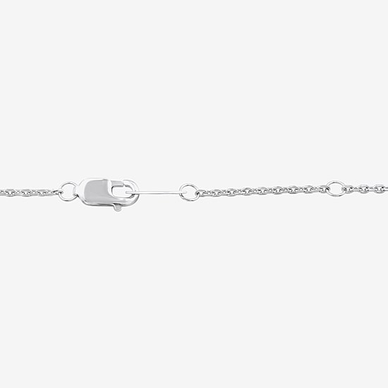 (F/Vs1) Womens 5 CT. T.W. Lab Grown White Diamond 14K Gold Round 18 Inch Pendant Necklace