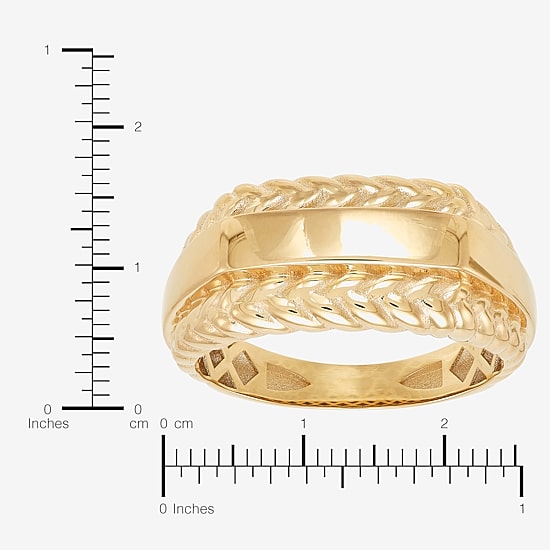 Mens 16.5MM 10K Gold Band