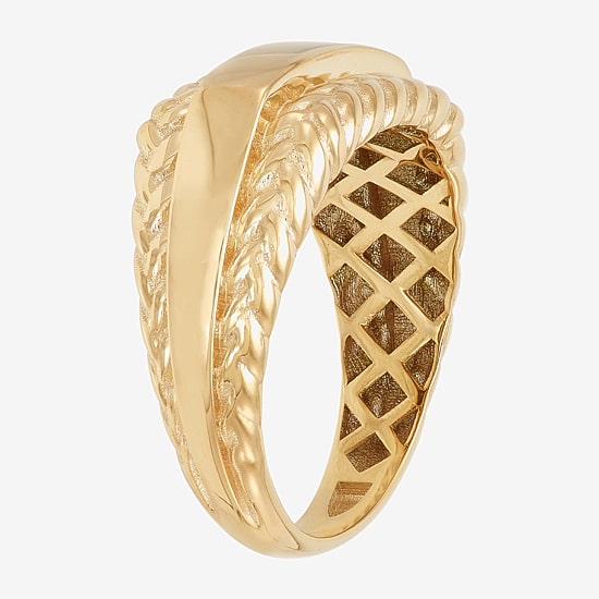 Mens 16.5MM 10K Gold Band