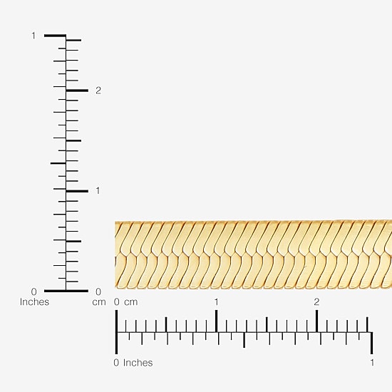 Bonded Brilliance Womens 14K Gold Bonded With Sterling Silver 20 Inch Herringbone Chain Necklace