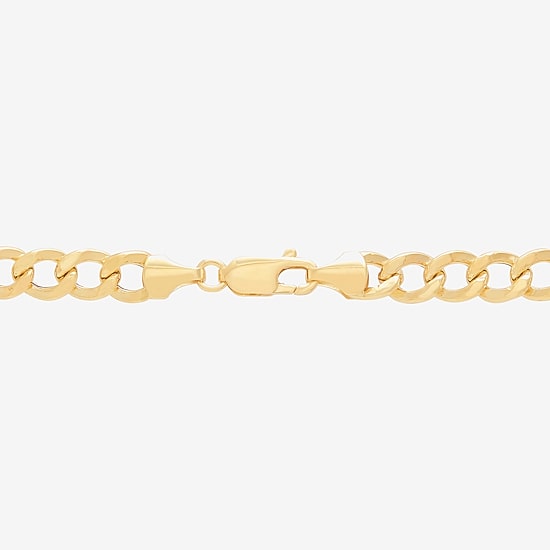 Bonded Brilliance Womens 14K Gold Bonded With Sterling Silver 18 Inch Link Chain Necklace