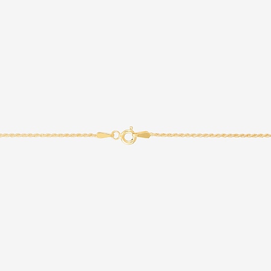 Made in Italy Womens 24K Gold Over Silver 24 Inch Rope Chain Necklace