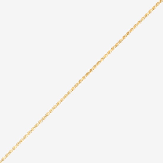 Made in Italy Womens 24K Gold Over Silver 24 Inch Rope Chain Necklace
