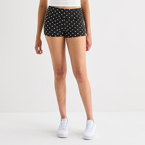 Forever 21 Womens Mid Rise Juniors Pull-On Short