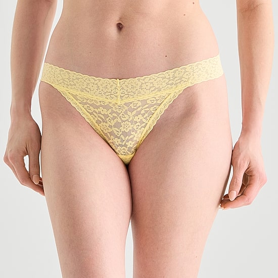 Ambrielle Everyday Lace Thong Panty