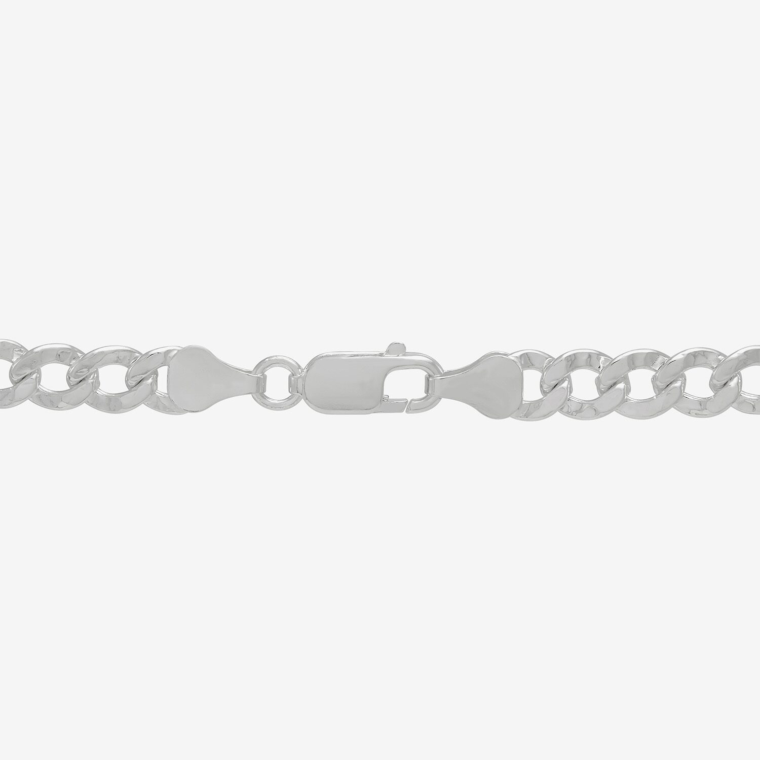 Made in Italy Mens Sterling Silver 24 Inch Curb Chain Necklace