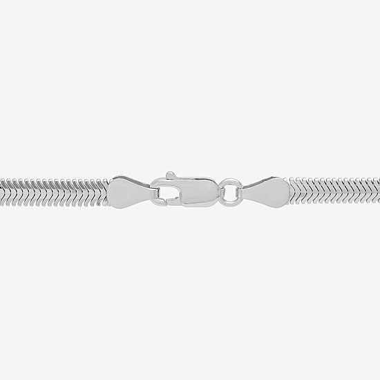 Made in Italy Womens Sterling Silver 18 Inch Snake Chain Necklace