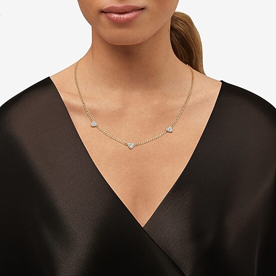 (H-I / Si2) Womens 14K Gold Over Silver 18 Inch Curb Chain Necklace