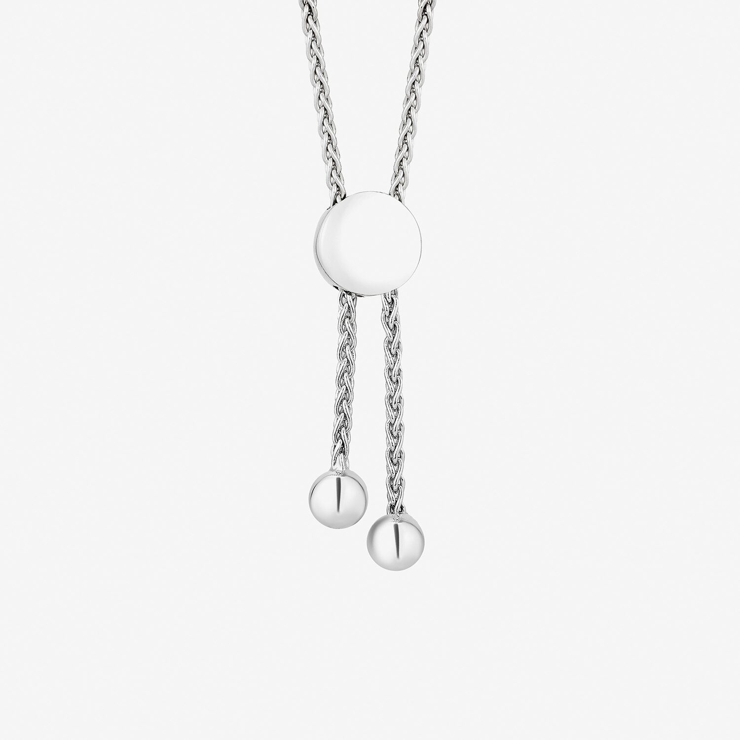 (I, I2) Womens 1/10 CT. T.W. Lab Grown White Diamond Sterling Silver Heart Bolo Bracelet