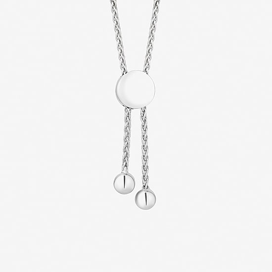 Hallmark Diamonds (I, I2) Womens 1/10 CT. T.W. Lab Grown White Diamond 14K Rose Gold Over Silver Sterling Silver Infinity Bolo Bracelet