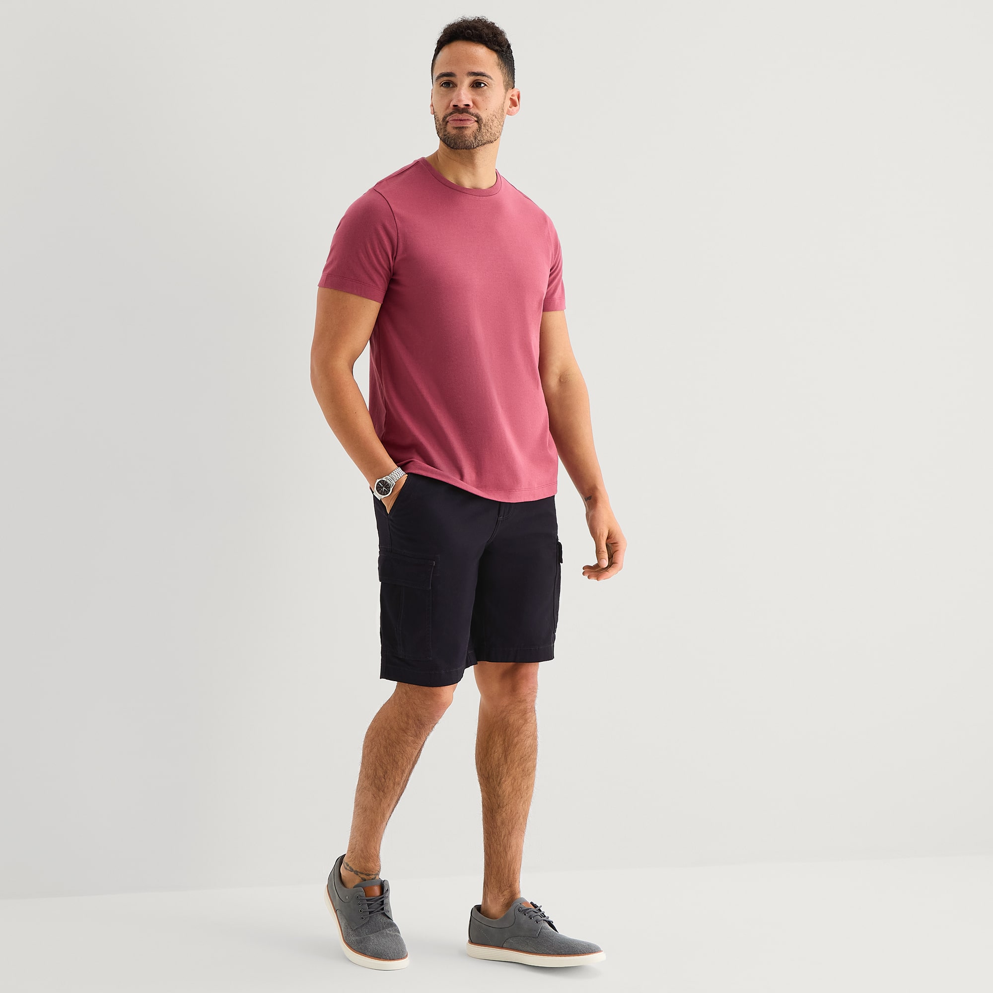 St. John's Bay Mens 10" STRETCH FABRIC Cargo Short