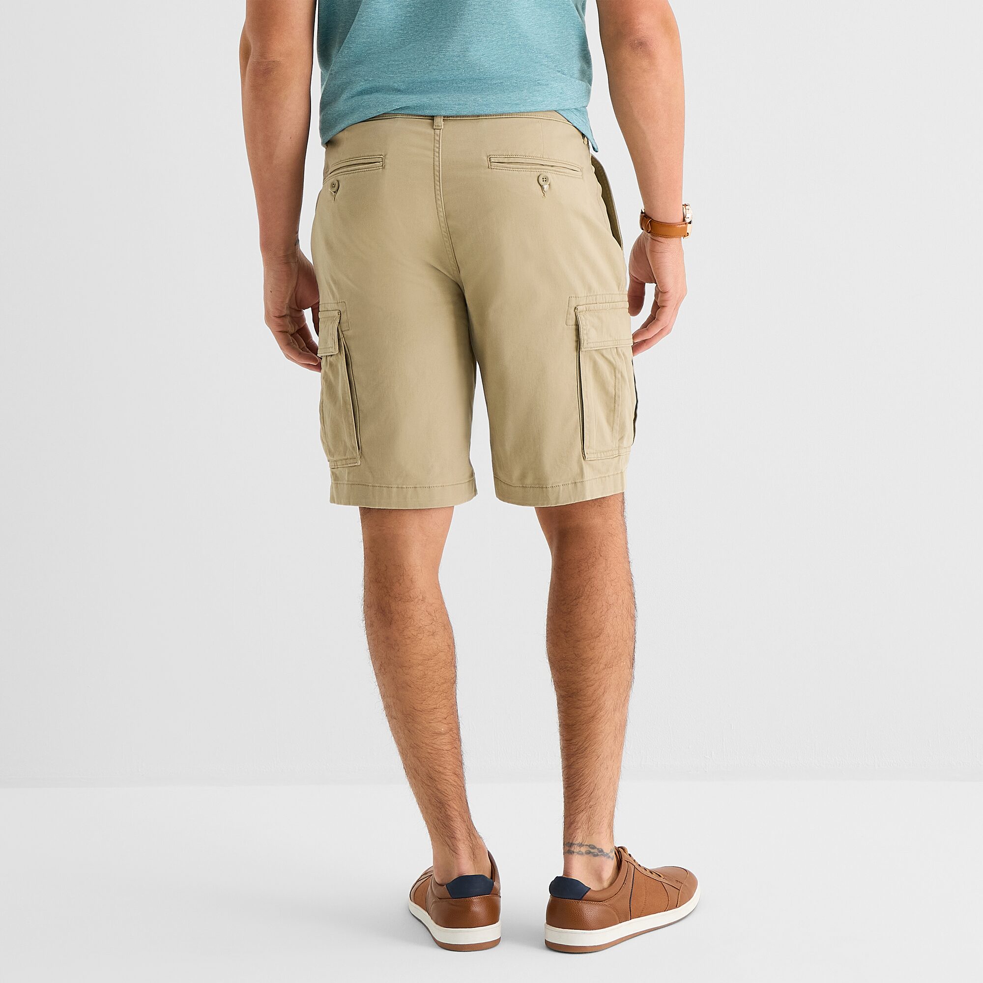 St. John's Bay Mens 10" Stretch Fabric Cargo Short