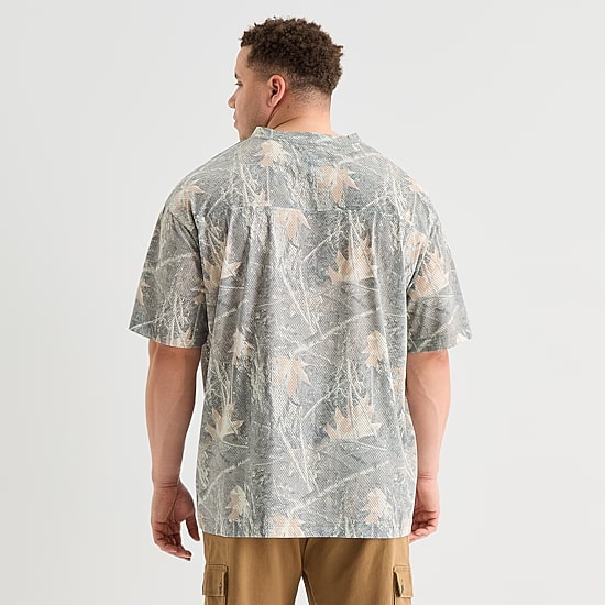 Arizona Mens V Neck Short Sleeve Big and Tall Jersey