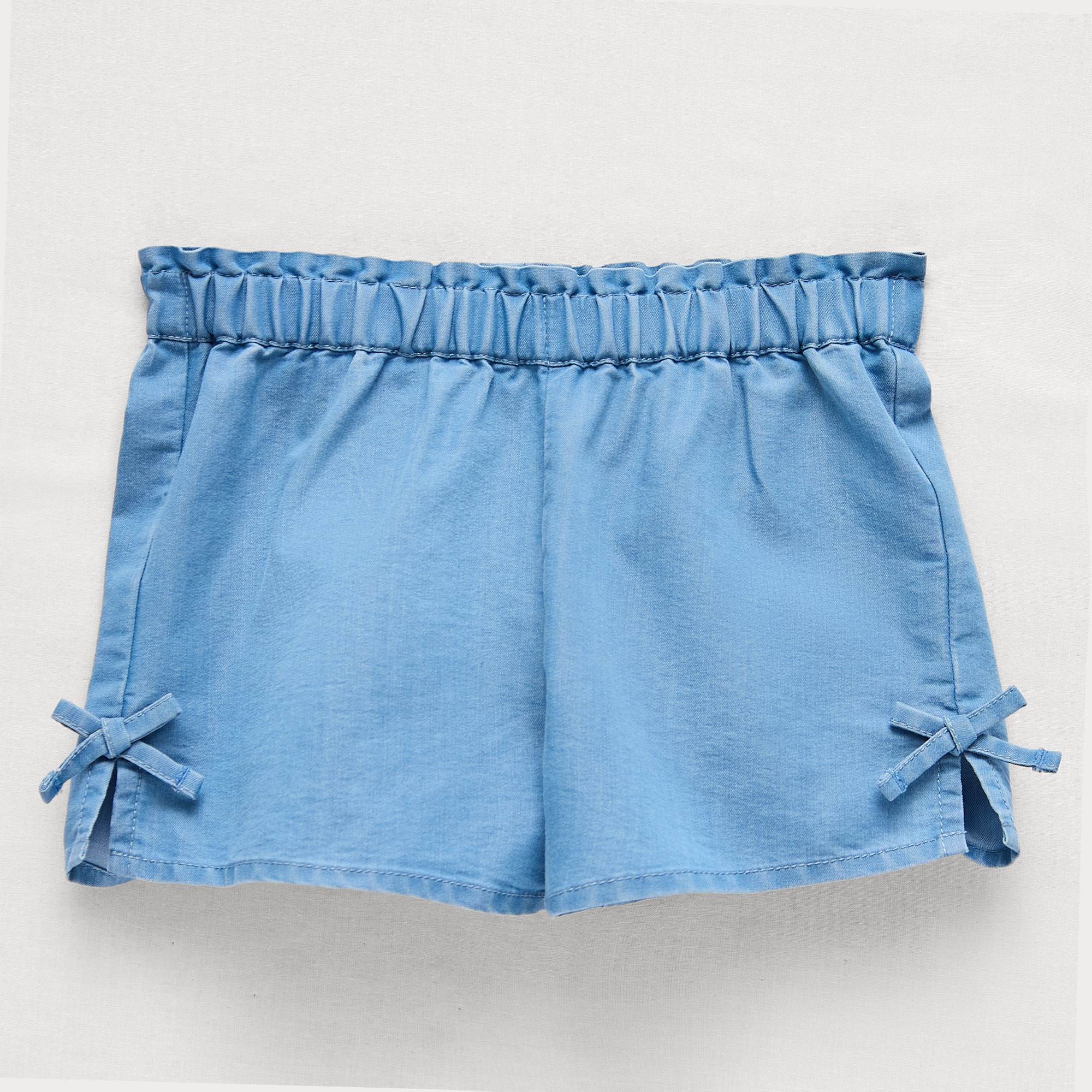 Okie Dokie Chambray Toddler & Little Girls Pull-On Short