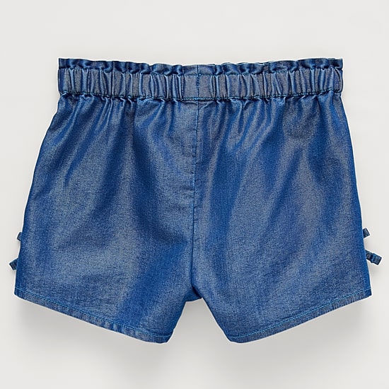 Okie Dokie Chambray Toddler & Little Girls Pull-On Short