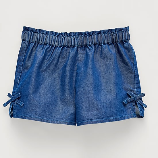 Okie Dokie Chambray Toddler & Little Girls Pull-On Short