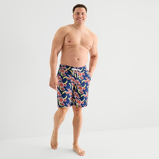 St. John's Bay Mens 9" Big and Tall Board Shorts