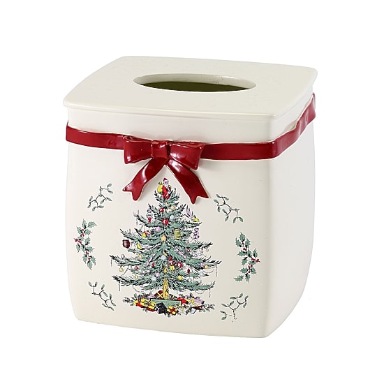 Avanti Spode Christmas Tree Tissue Box Cover
