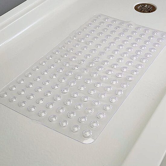 Kennedy International White Sanitized PVC Bath Mat