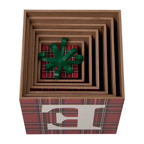 Glitzhome Believe Block Christmas Yard Art