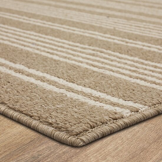 Mohawk Home Piping Stripe Washable Indoor Rectangular Runner