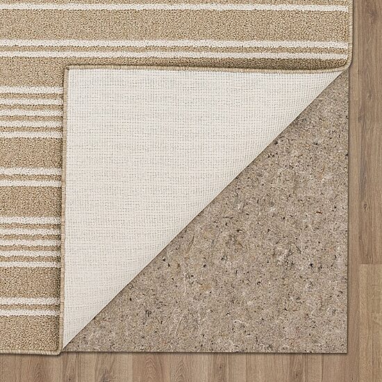 Mohawk Home Piping Stripe Washable Indoor Rectangular Runner