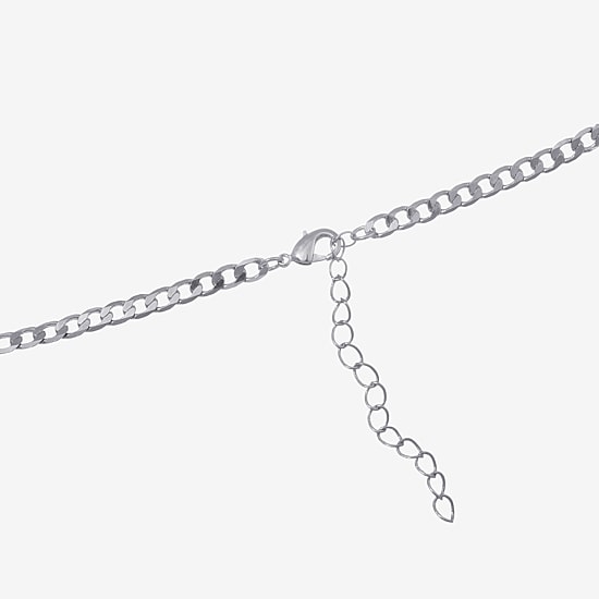 Silver Reflections Womens Pure Silver Over Brass 16 Inch Link Chain Necklace