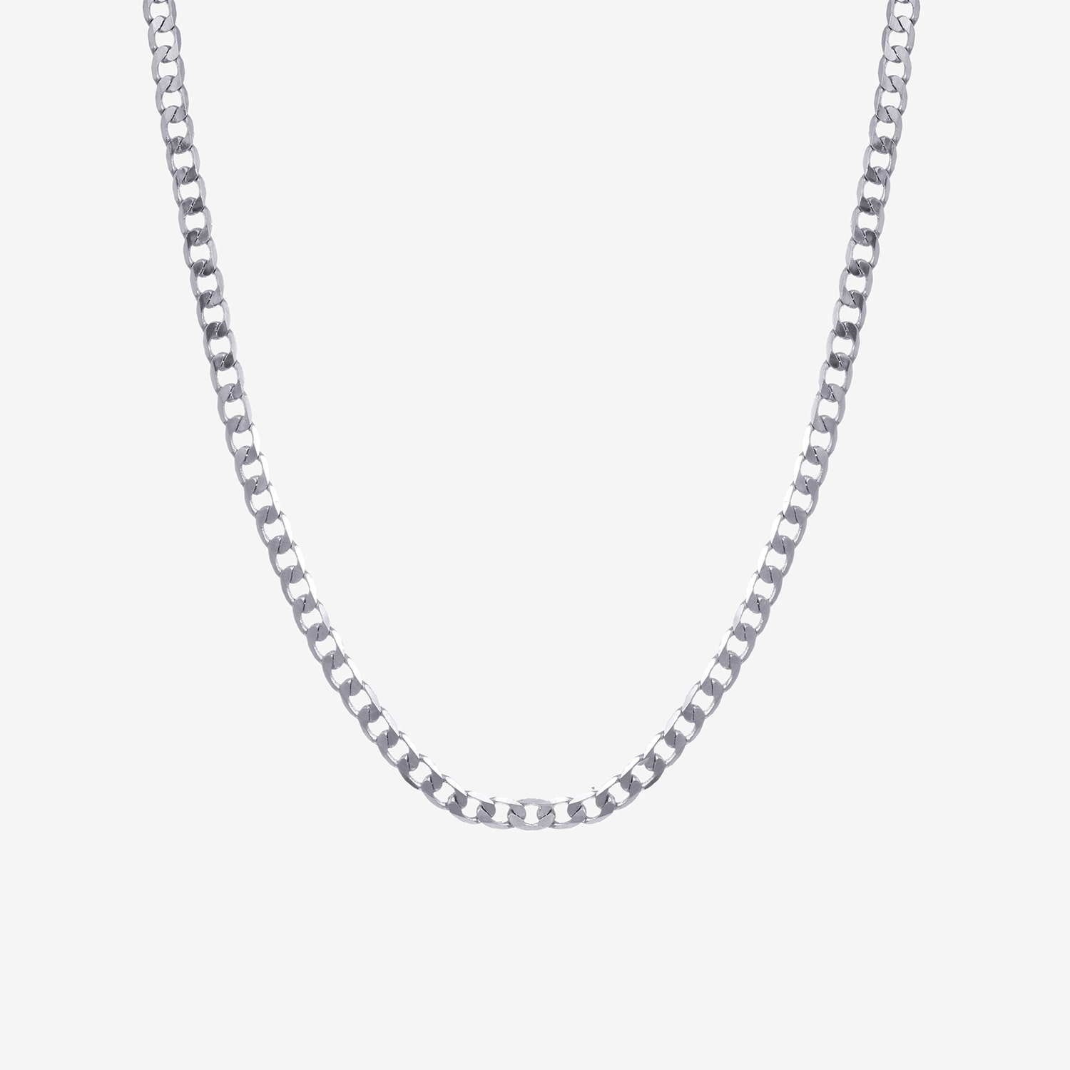 Silver Reflections Womens Pure Silver Over Brass 16 Inch Link Chain Necklace