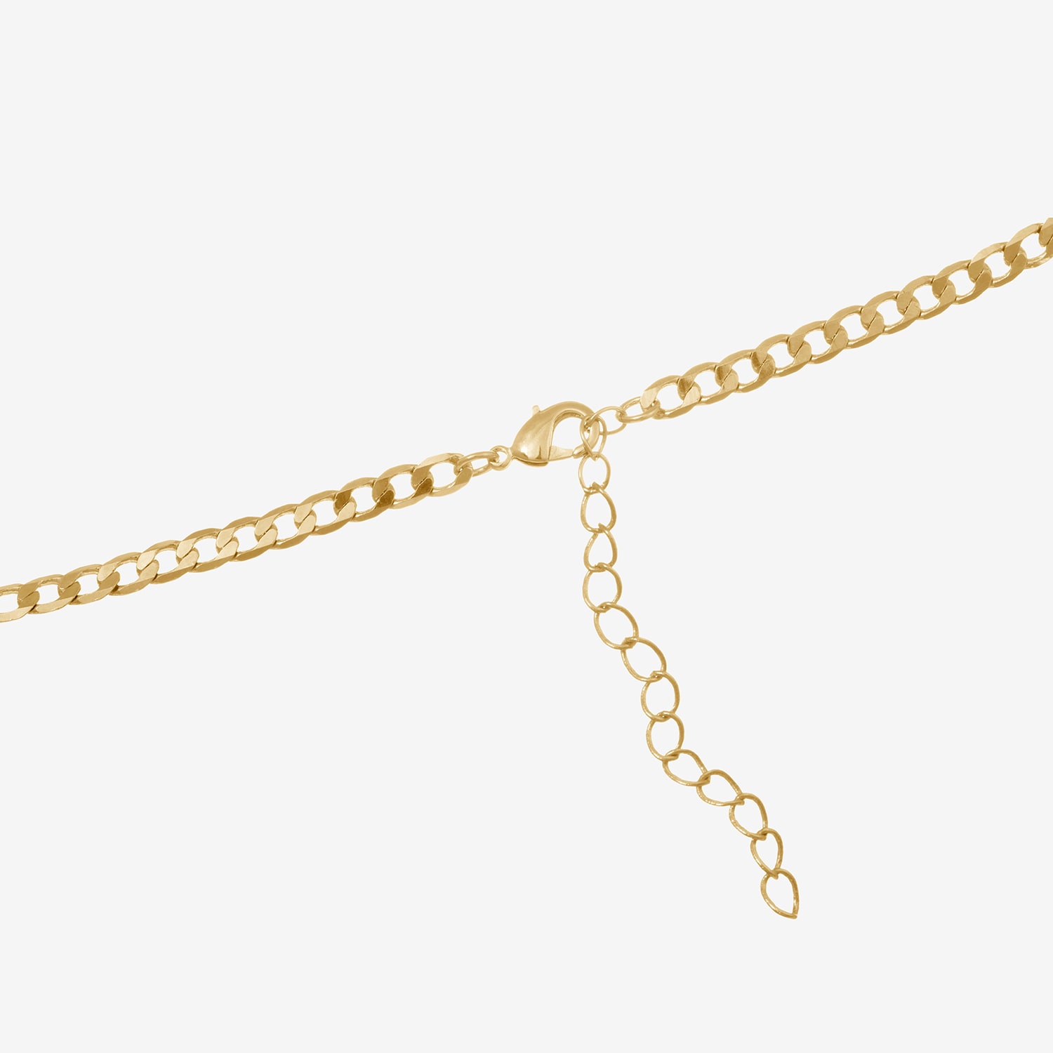 Silver Reflections Womens 14K Gold Over Brass 16 Inch Link Chain Necklace