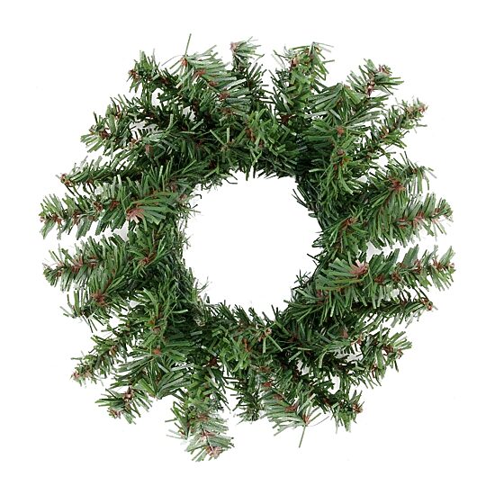 Mini Pine Artificial Christmas Wreath - 5-Inch  Unlit