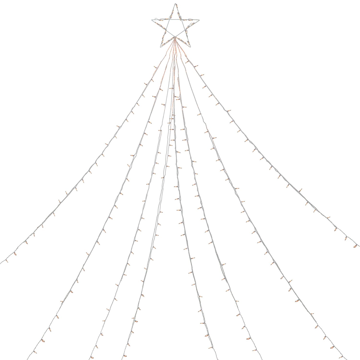 12' Clear Lighted Christmas Display Tree Outdoor Decor