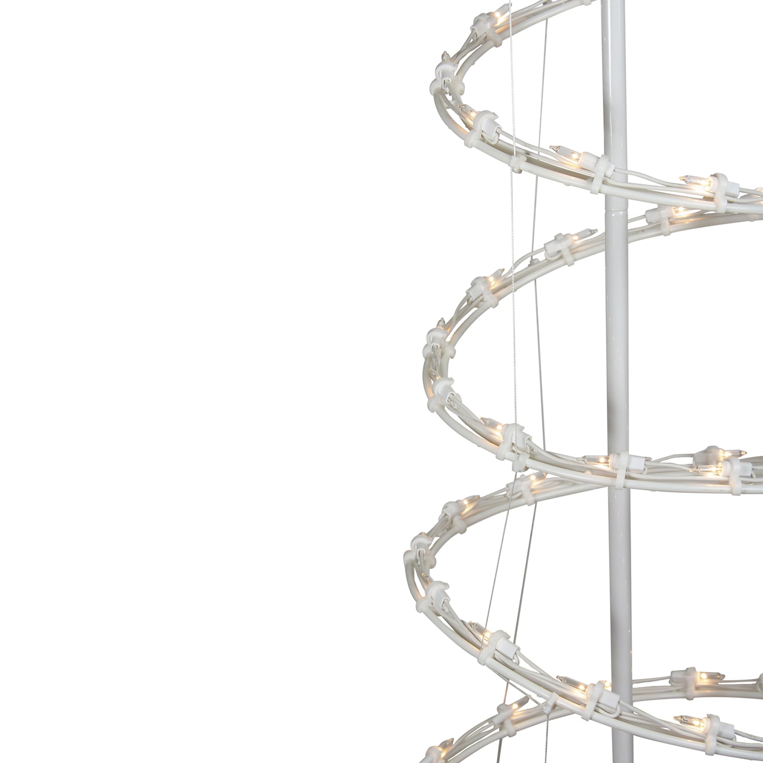 6' Pre-Lit Spiral Christmas Tree - Clear Lights