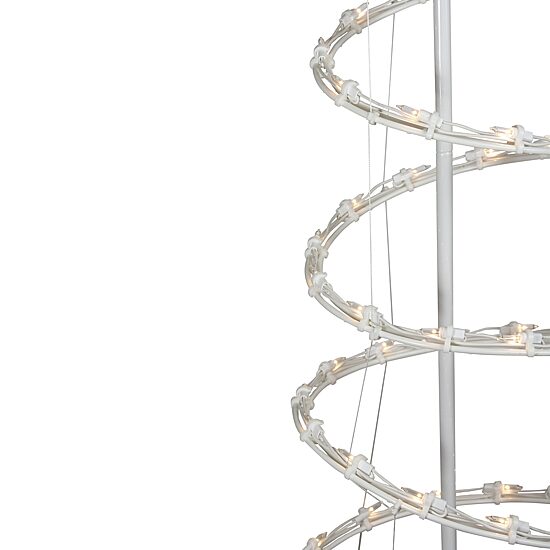 6' Pre-Lit Spiral Christmas Tree - Clear Lights