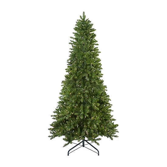 9' Pre-Lit Slim Eastern Pine Artificial Christmas Tree - Clear Lights