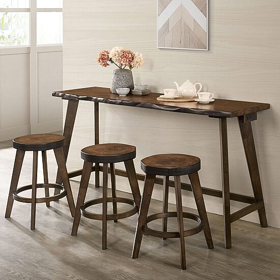 Furniture of America™ Demma 4-pc. Counter Height Rectangular Dining Set