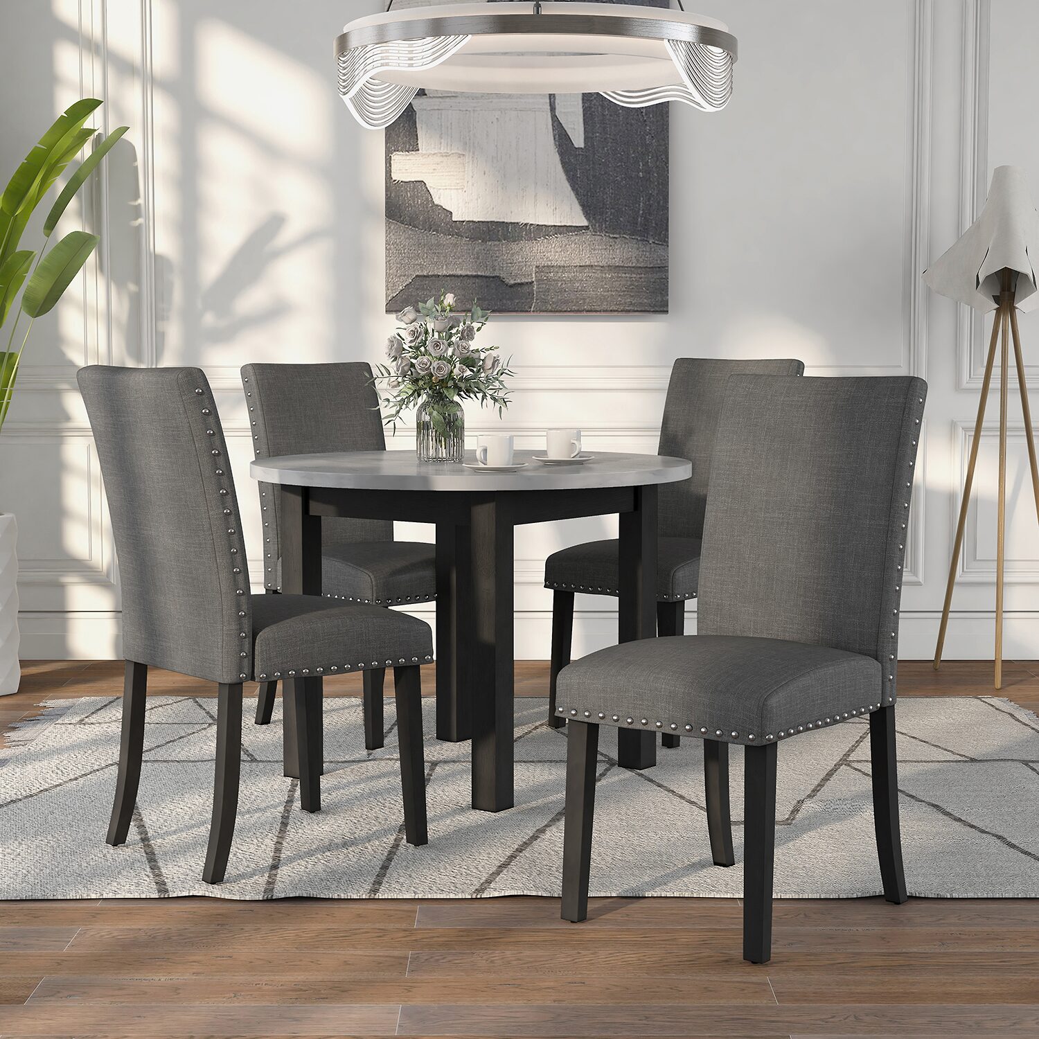 Furniture of America™ Duser 5-pc. Round Dining Set