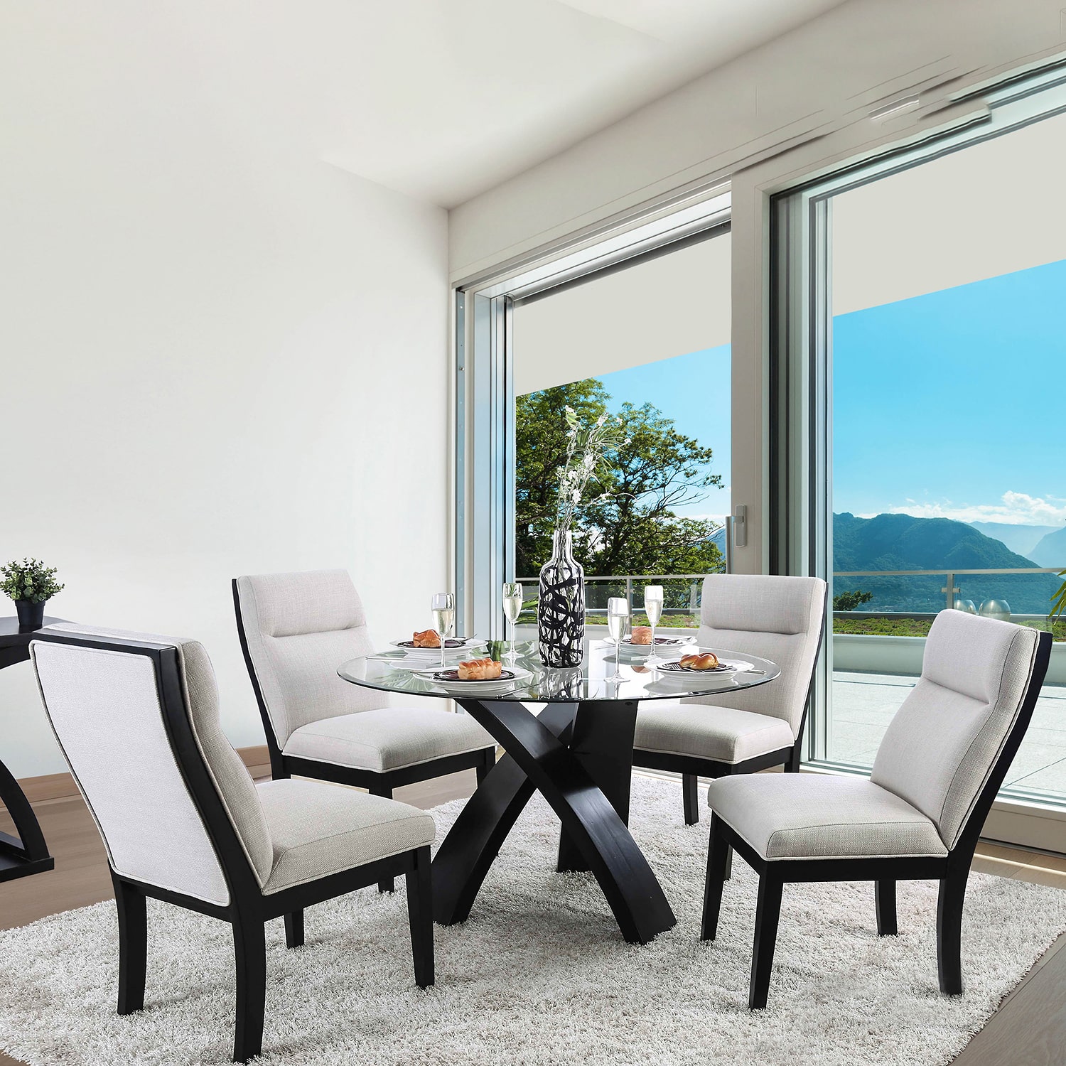 Furniture of America™ Eluna 5-pc. Round Dining Set