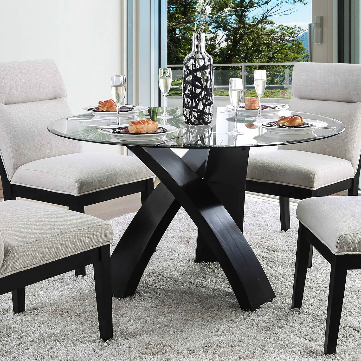Furniture of America™ Eluna 5-pc. Round Dining Set