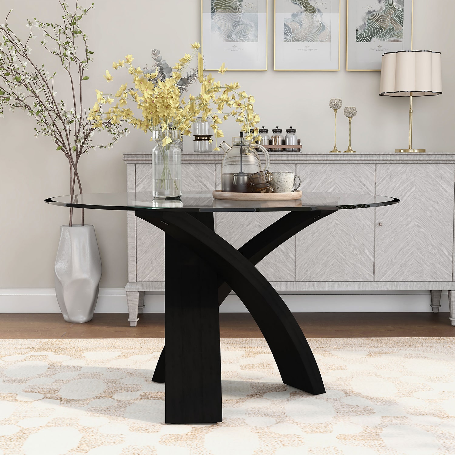 Furniture of America™ Eluna 5-pc. Round Dining Set